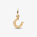 Horseshoe Dangle Charm Women's Bracelet DIY Jewelry Birthday Gift