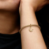 Horseshoe Dangle Charm Women's Bracelet DIY Jewelry Birthday Gift