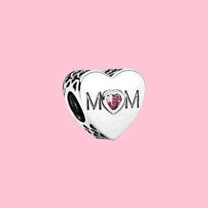 Mom Lettering Charm for Women's Bracelet DIY Christmas Jewelry Gift