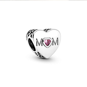 Mom Lettering Charm for Women's Bracelet DIY Christmas Jewelry Gift