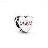 Mom Lettering Charm for Women's Bracelet DIY Christmas Jewelry Gift