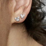 Mouse Silhouette Stud Earrings Women's Birthday Jewelry Gift