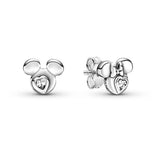 Mouse Silhouette Stud Earrings Women's Birthday Jewelry Gift