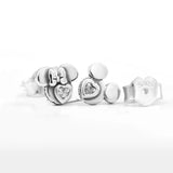 Mouse Silhouette Stud Earrings Women's Birthday Jewelry Gift
