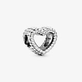 Heart Bead Charm For Women's Bracelet DIY Christmas Gift