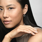 Pav Double Hoop Earrings Christmas Jewelry Gift