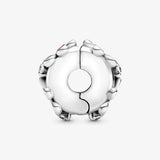 Pink Daisy Flower Clip Charm For Women's Bracelet DIY Accessories
