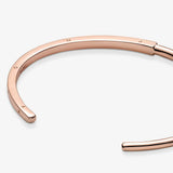 Rose Signature I-D Polished Open Bangle DIY Ladies Accessories Christmas Gift