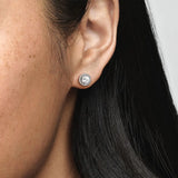 Sparkle Stud Earrings Women's Birthday Jewelry Gift