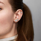 Sparkle Stud Earrings Women's Birthday Jewelry Gift