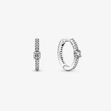 Pav? Hoop Earrings for Women's Christmas Jewelry Gift