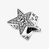 Sparkling Asymmetric Star Charm For Women's Bracelet DIY Accessories