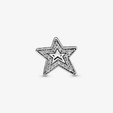 Sparkling Asymmetric Star Charm For Women's Bracelet DIY Accessories