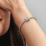 Sparkling Asymmetric Star Charm For Women's Bracelet DIY Accessories