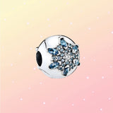 Snowflake Clip Charm for Women's Bracelet DIY Christmas Jewelry