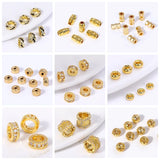 18K Plated Round Spacer Beads for Jewelry Making