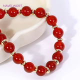 18K Plated Round Spacer Beads for Jewelry Making