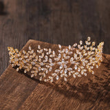 Silver Wedding Zircon Tiaras Women Headband Hair Accessories
