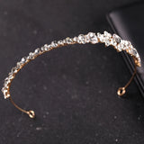 Silver Rhinestone Crystal Tiara Wedding Crown Princess Tiara