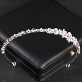 Silver Rhinestone Crystal Tiara Wedding Crown Princess Tiara