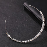 Silver Rhinestone Crystal Tiara Wedding Crown Princess Tiara