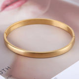 Stainless Steel Plated Cuff Bangle Bracelet for Friendship