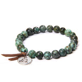 Buddha Tag Charm Sodalite Bracelet for Pray Health