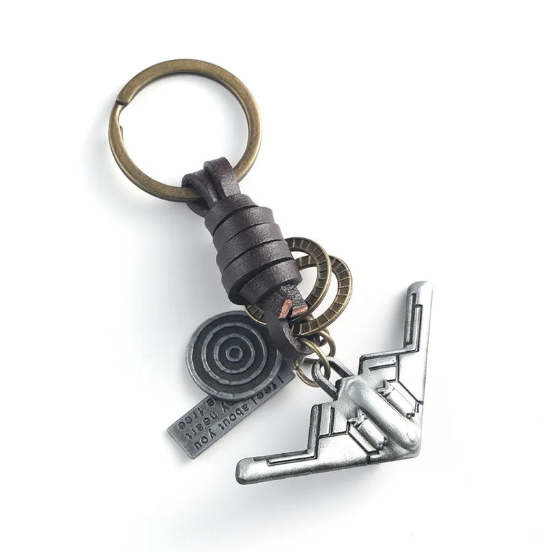 Bicycle Fighter Key Chain Keychains for Men Women
