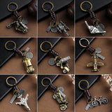 Bicycle Fighter Key Chain Keychains for Men Women