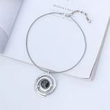 Crystal Statement Necklace Women's Big Chokers Jewelry