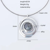 Crystal Statement Necklace Women's Big Chokers Jewelry