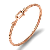 Stainless Steel Wire Thin Bangles Jewelry