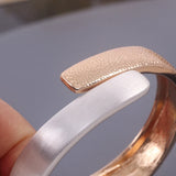Statement Alloy Geometric Cuff Bracelet for Women