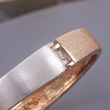 Statement Alloy Geometric Cuff Bracelet for Women