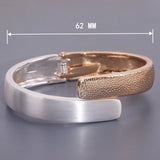 Statement Alloy Geometric Cuff Bracelet for Women