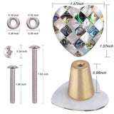 Checkerboard Abalone Shell Drawer Cabinet Pulls Knobs Door Handle Hooks