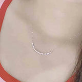 Chocker Necklace AAAAA Zircon Filled Engagement Wedding Pendants Necklaces