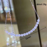 Chocker Necklace AAAAA Zircon Filled Engagement Wedding Pendants Necklaces