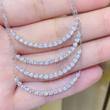 Chocker Necklace AAAAA Zircon Filled Engagement Wedding Pendants Necklaces