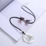 Chunky Long Rope Chain Necklace for Women Chokers Gothic Pendant