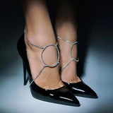 Crystal Anklet Foot Chain for Women Sandals Shoe Chain