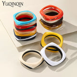Colorful Geometric Bangle Bracelets Women Girls Party Jewelry