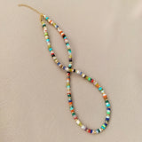 Colorful Stone Beaded Choker Necklace for Women