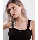 Cross Necklace For Men Women Couple Pendant Jesus Necklace
