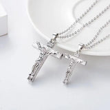 Cross Necklace For Men Women Couple Pendant Jesus Necklace