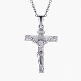 Cross Necklace For Men Women Couple Pendant Jesus Necklace