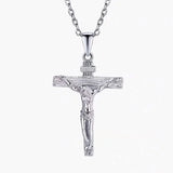 Cross Necklace For Men Women Couple Pendant Jesus Necklace