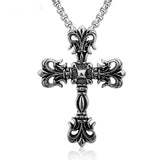 Punk Stainless Steel Cross Pendant For Men