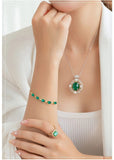 Green Bohemia Tourmaline Bracelet for Women