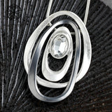 Crystal Pendant Long Necklace Women Jewelry Chain Necklace